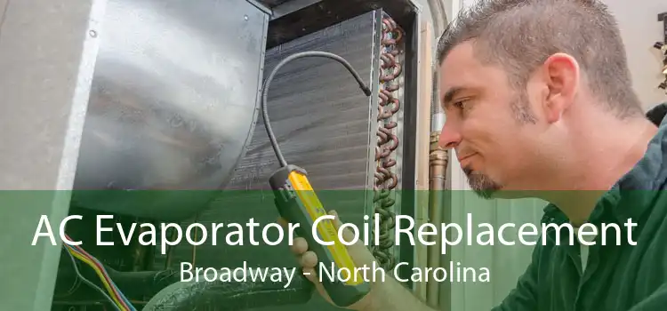 AC Evaporator Coil Replacement Broadway - North Carolina