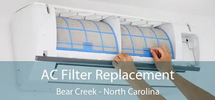 AC Filter Replacement Bear Creek - North Carolina