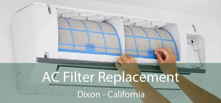 AC Filter Replacement Dixon - California