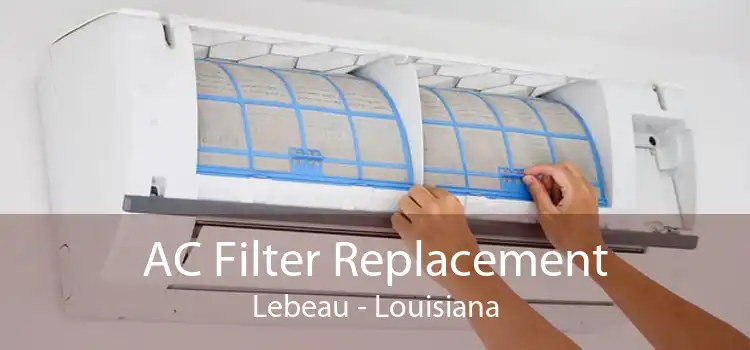AC Filter Replacement Lebeau - Louisiana